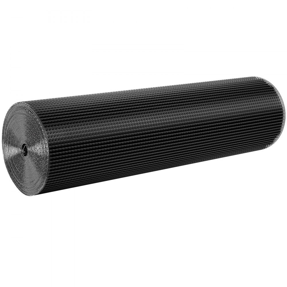 SS19121248100 - 48'' Galvanized Wire Mesh Roll with Black Vinyl Coating