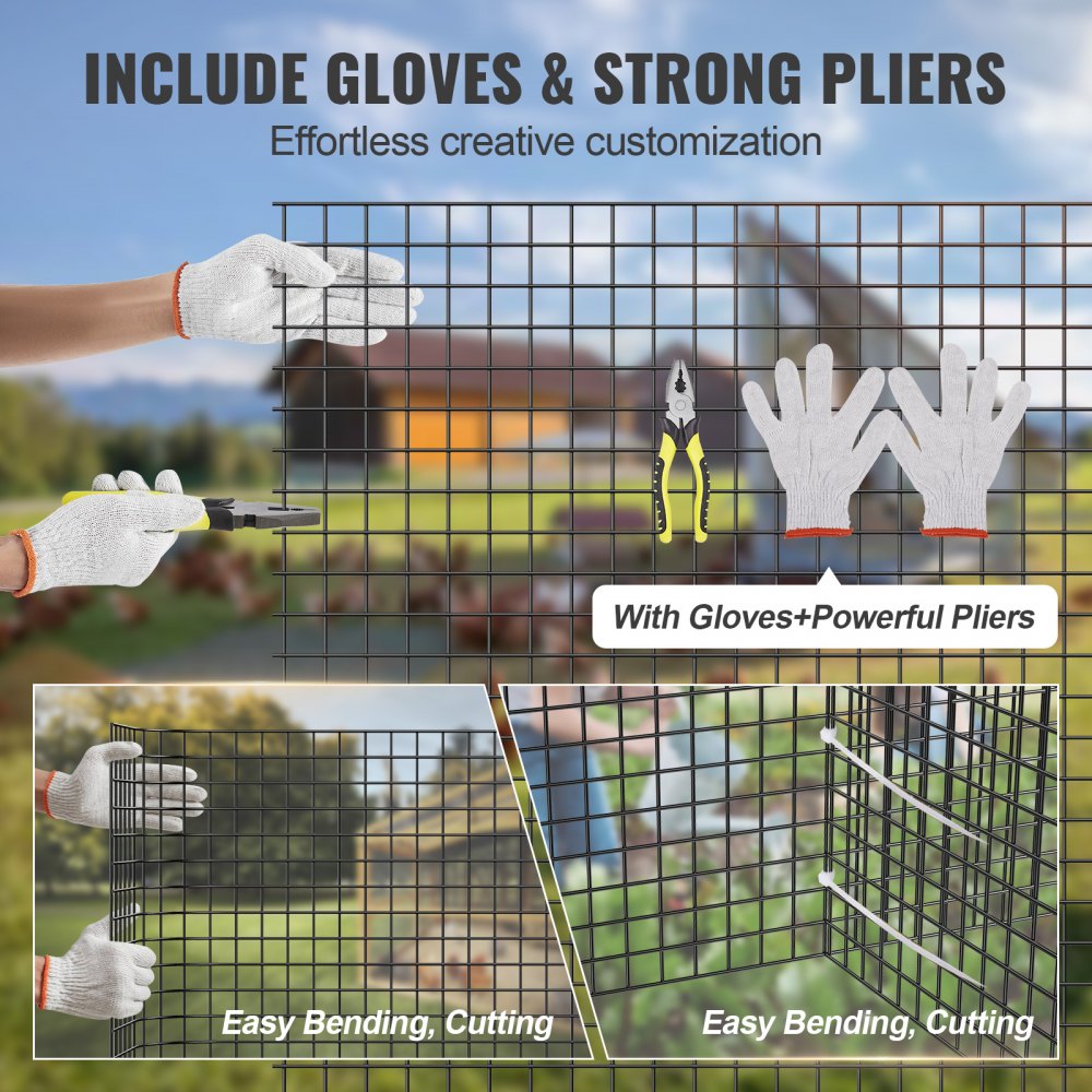 SS1912124850 - 48" Vinyl-Coated Galvanized Wire Mesh for Chicken Coops or Gardens