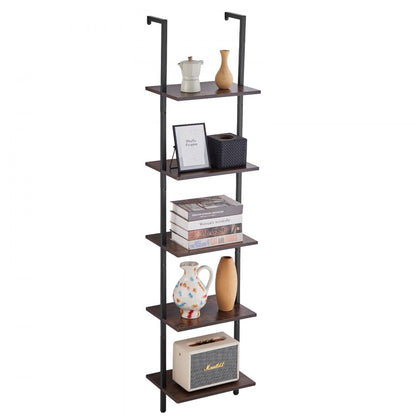 C240256S-01 - 5-Tier Metal Pipe Shelving Unit, 15.75x11.81in, 50lbs Capacity