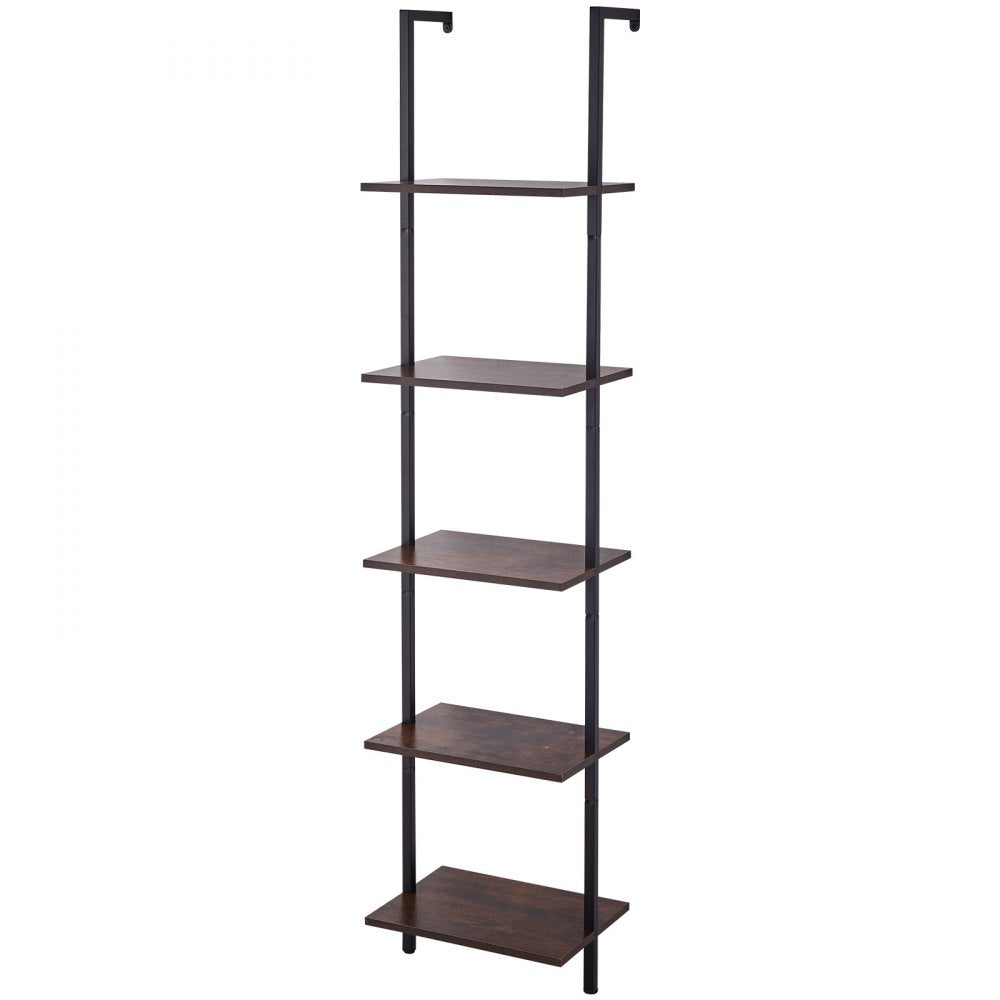C240256S-01 - 5-Tier Metal Pipe Shelving Unit, 15.75x11.81in, 50lbs Capacity