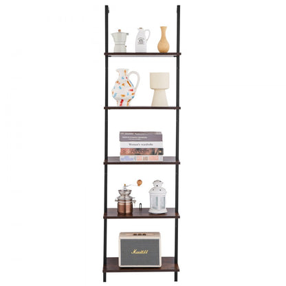 C240257S-01 - 5-Tier Wall-Mounted Metal Shelving Unit for Space Saving