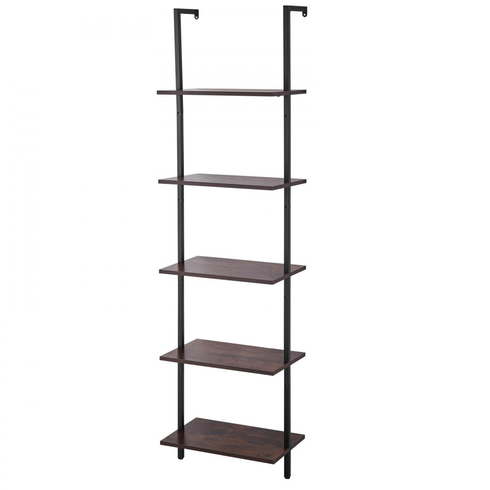 C240257S-01 - 5-Tier Wall-Mounted Metal Shelving Unit for Space Saving
