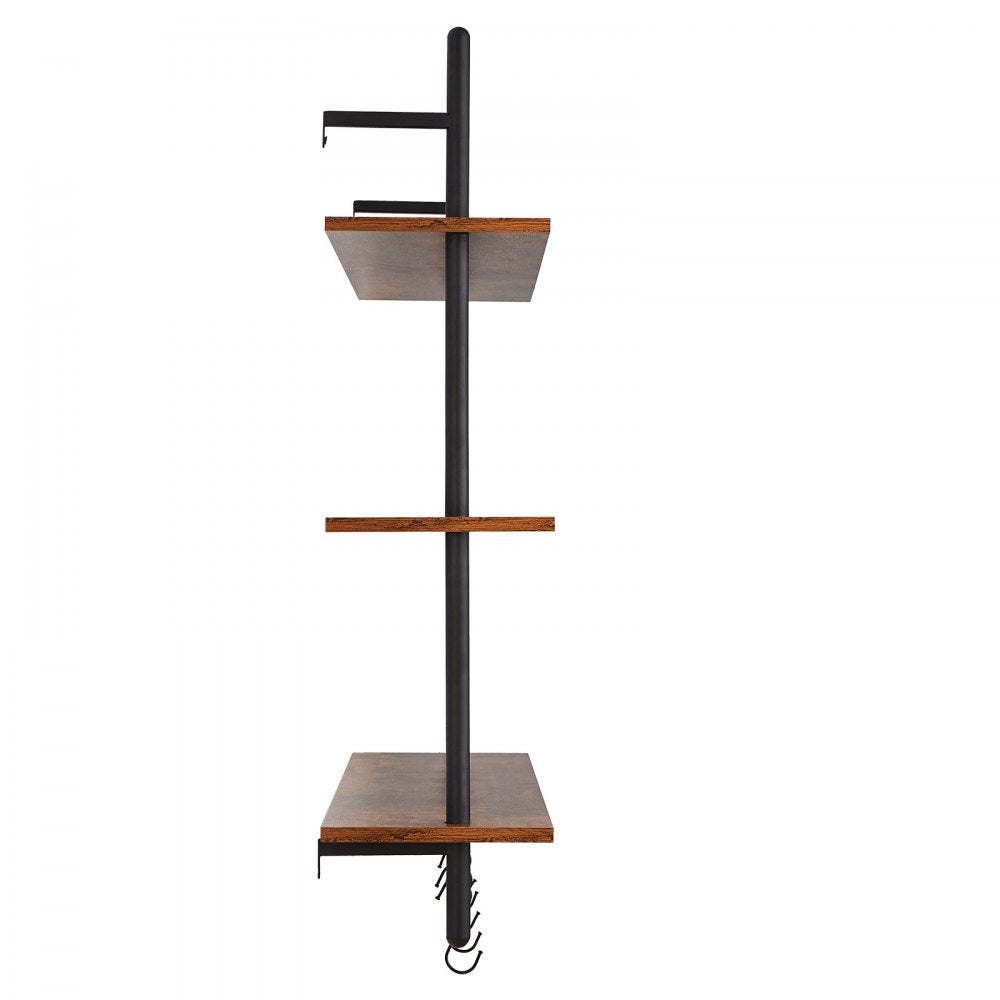 WPSR-XM010 - Durable 3-Tier Metal Pipe Shelf 32x9.84in for Easy Organization