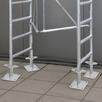 XSJ-2024-F00045 - 18.2" Adjustable Leveling Jacks for Scaffolding Safety