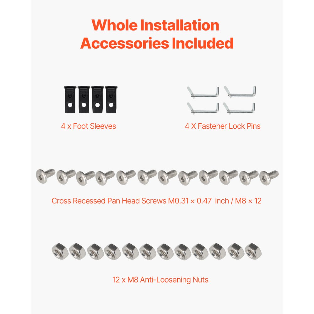 XSJ-2024-F00046 - 6ft Heavy-Duty Scaffolding Safety Guard Rail System