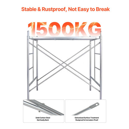 XSJ-2024-F00047 - Tool-Free X-Brace Set for Scaffolding Stability (8 Pack)