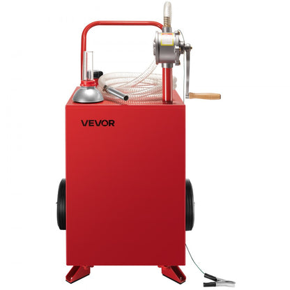 FF-920 - 20 Gallon Steel Fuel Caddy with Manual Pump & Gauge