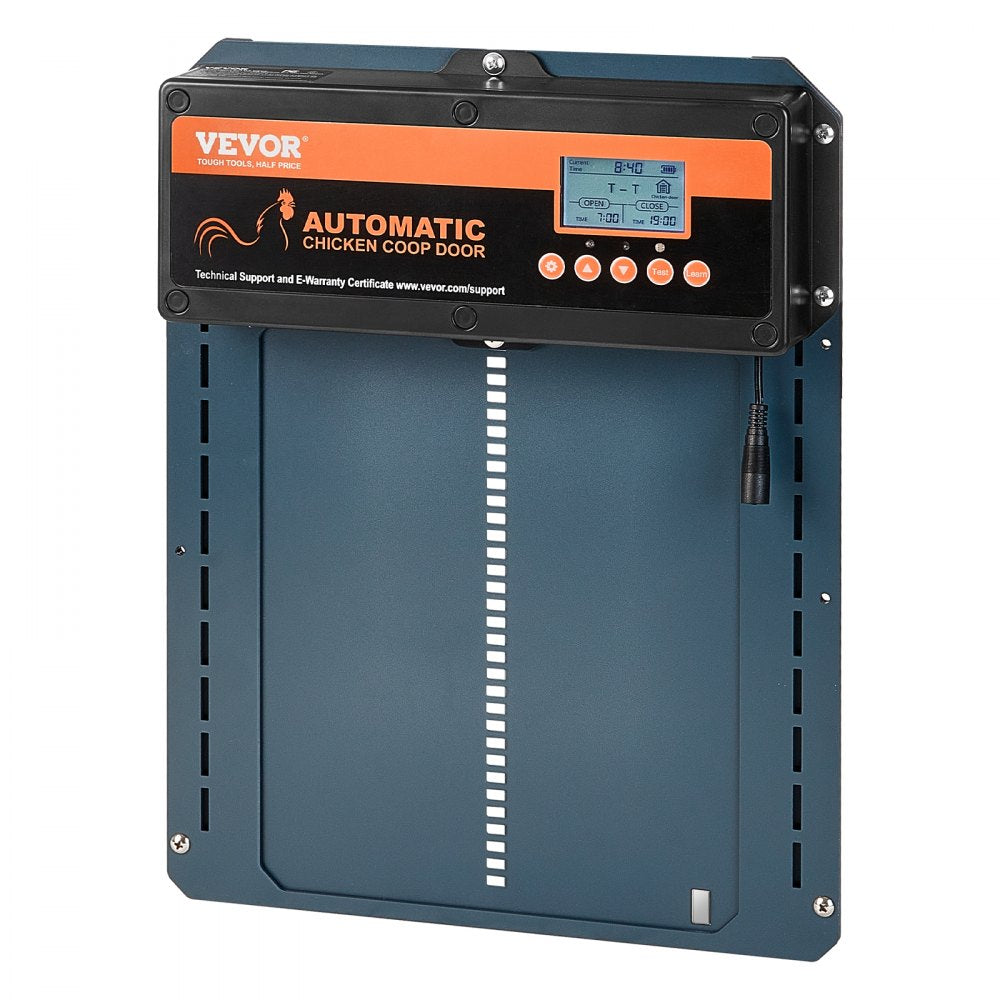 JUMCC06B - VEVOR Automatic Chicken Coop Door with Timer & Light Control