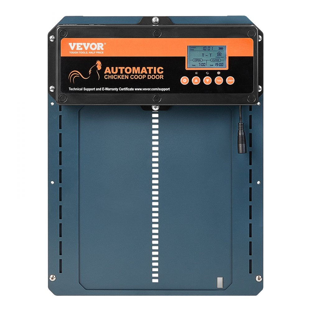 JUMCC06B - VEVOR Automatic Chicken Coop Door with Timer & Light Control