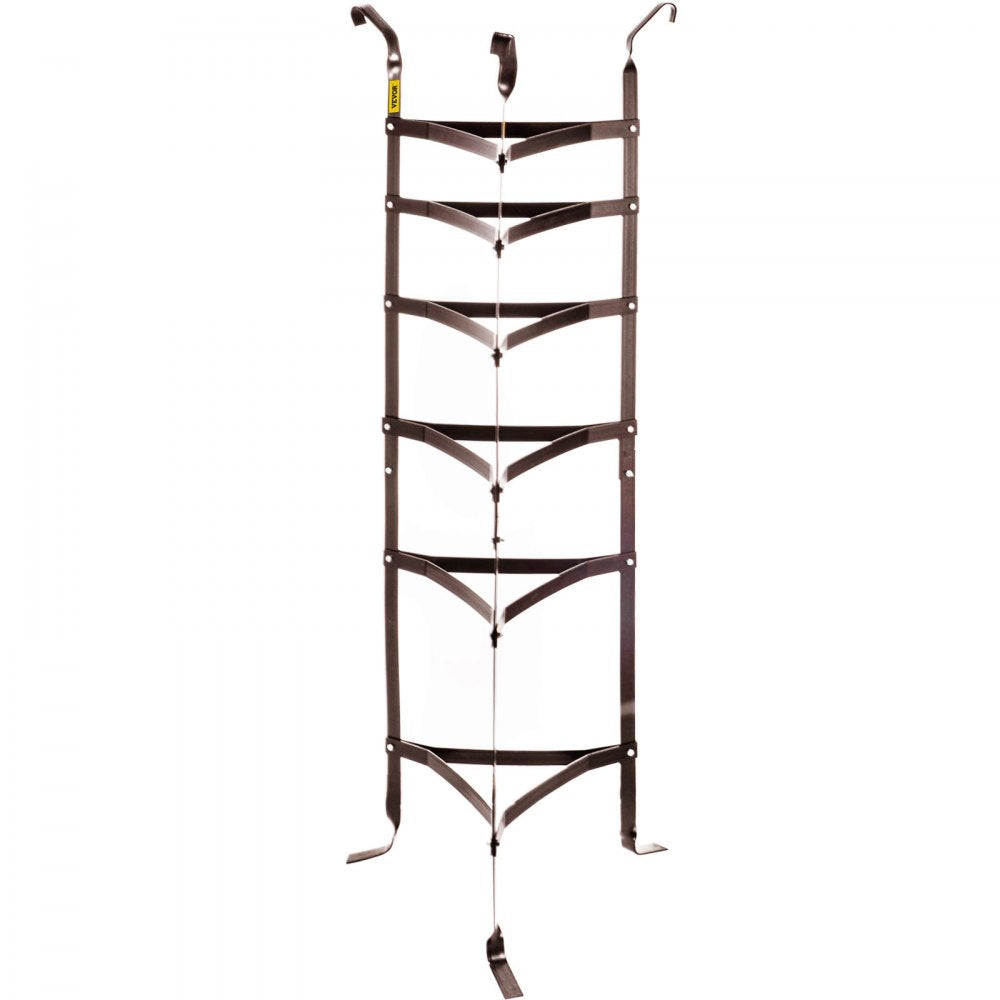 VV-CJJ-6OB - 61.2" Carbon Steel 6-Tier Pot Rack for Kitchen Organization