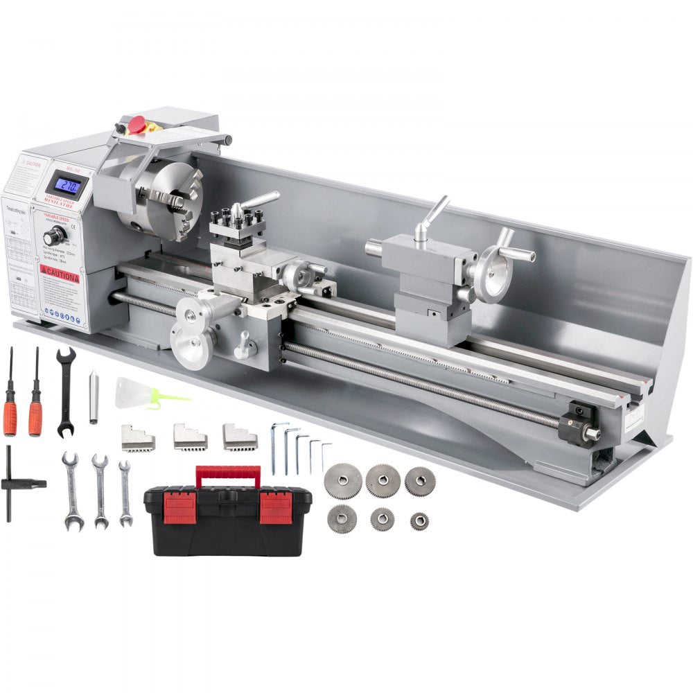 010491119593 - 8.7"x29.5" VEVOR Metal Lathe with 1100W Motor