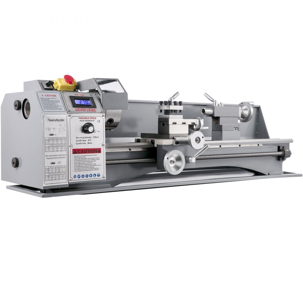 010491119593 - 8.7"x29.5" VEVOR Metal Lathe with 1100W Motor