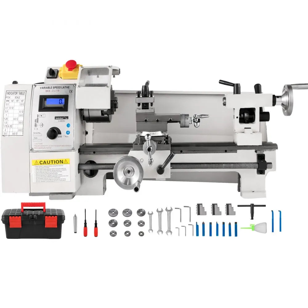 010276902500 - 210mm Mini Metal Lathe for Precision Machining