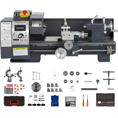 010254965537 - 8" x 16" Precision Mini Lathe with 1100W Motor