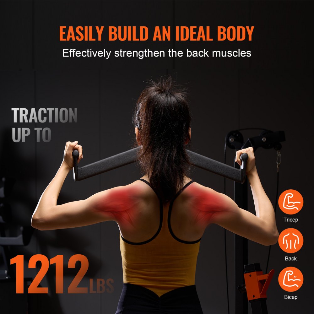 TSZW-4# - Heavy-Duty Lat Pulldown Bar with Ergonomic Grip