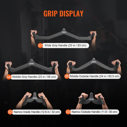 TSJC-1、2、3、5# - Heavy-Duty Pulldown Bar with 1212 lbs Capacity