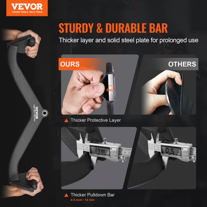 TSZW-6# - Heavy-Duty LAT Pulldown Bar with Ergonomic Grip