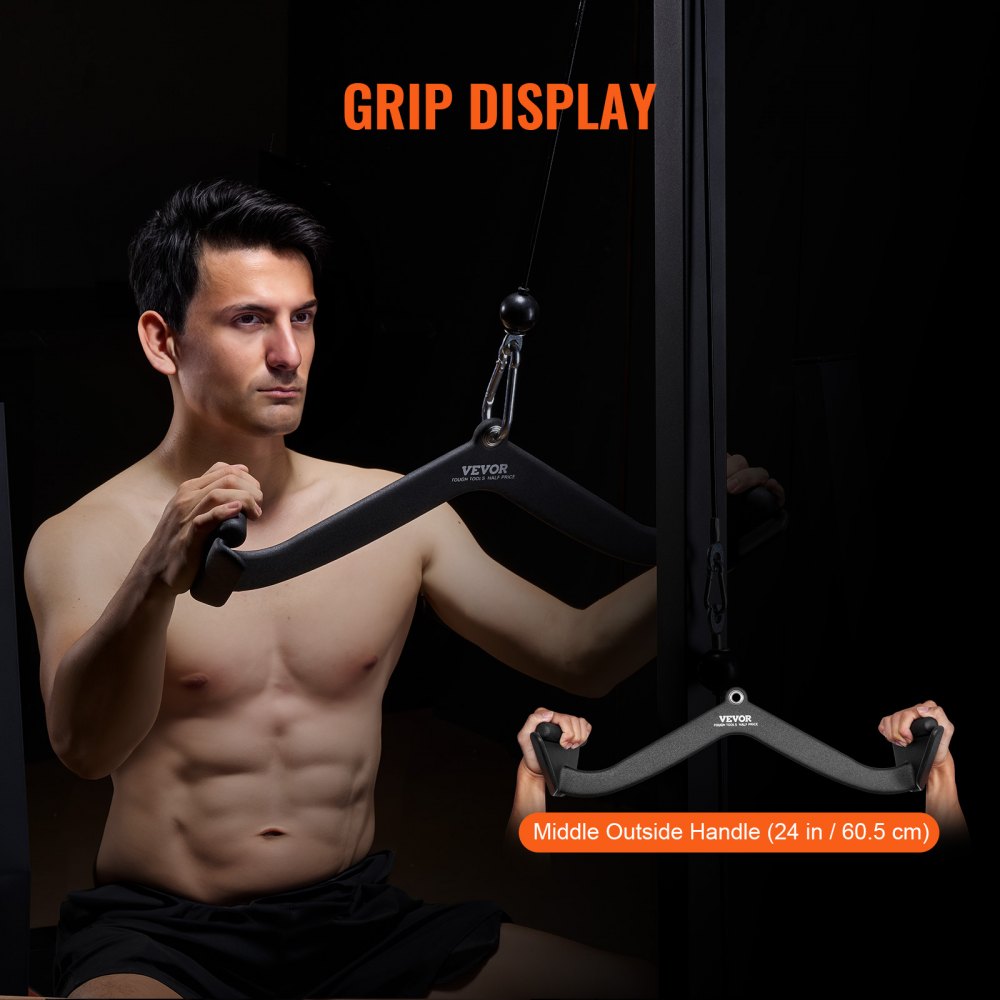 TSZW-6# - Heavy-Duty LAT Pulldown Bar with Ergonomic Grip