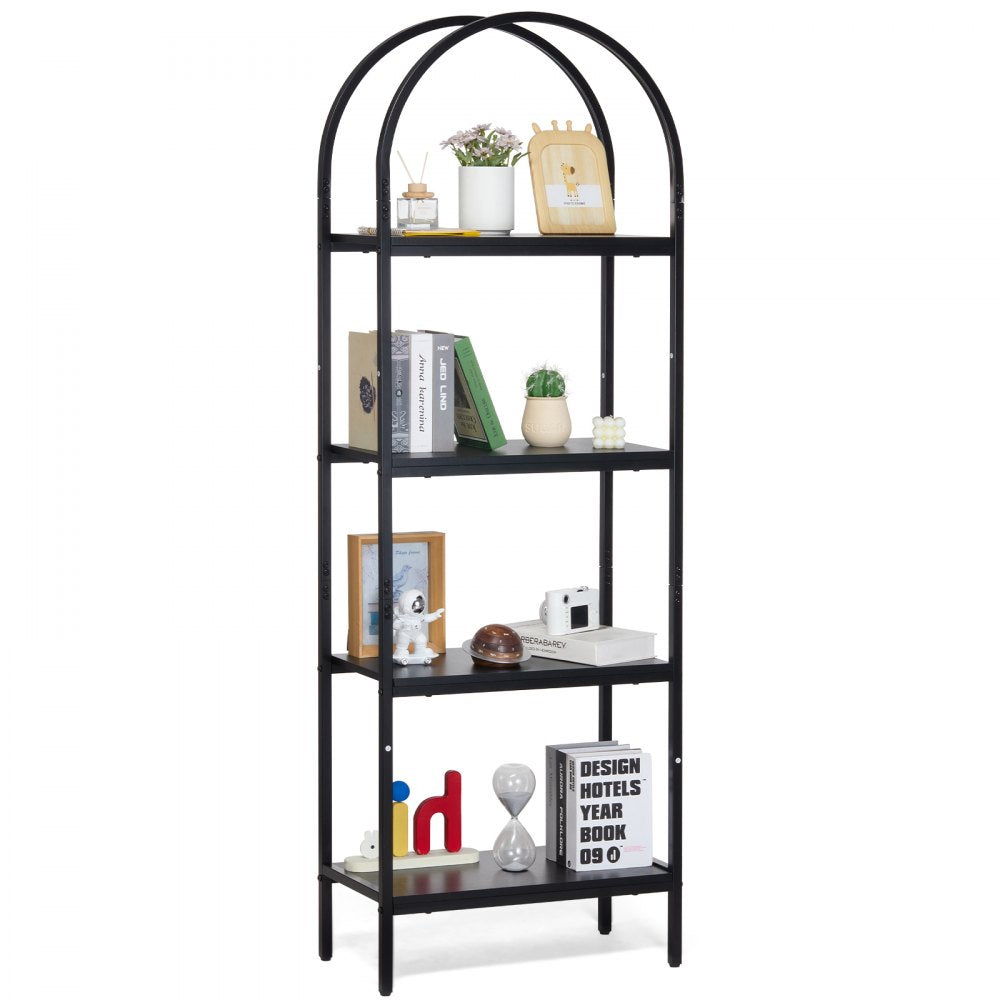 YJX-BS001 - Versatile Metal Bookshelf, Adjustable, 30 lbs per Shelf