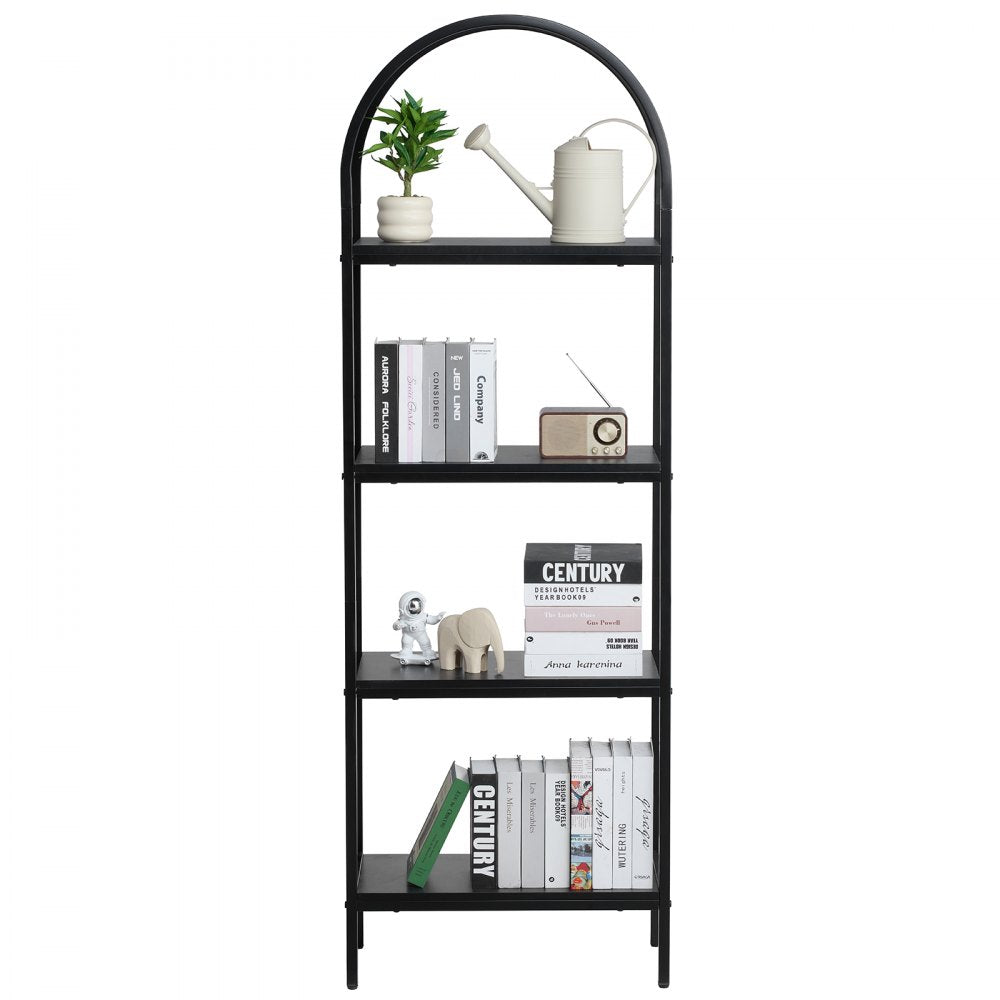 YJX-BS001 - Versatile Metal Bookshelf, Adjustable, 30 lbs per Shelf