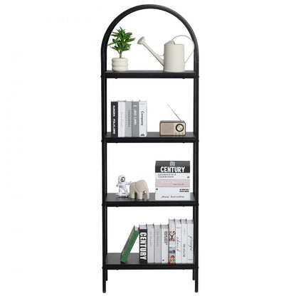 YJX-BS001 - Versatile Metal Bookshelf, Adjustable, 30 lbs per Shelf
