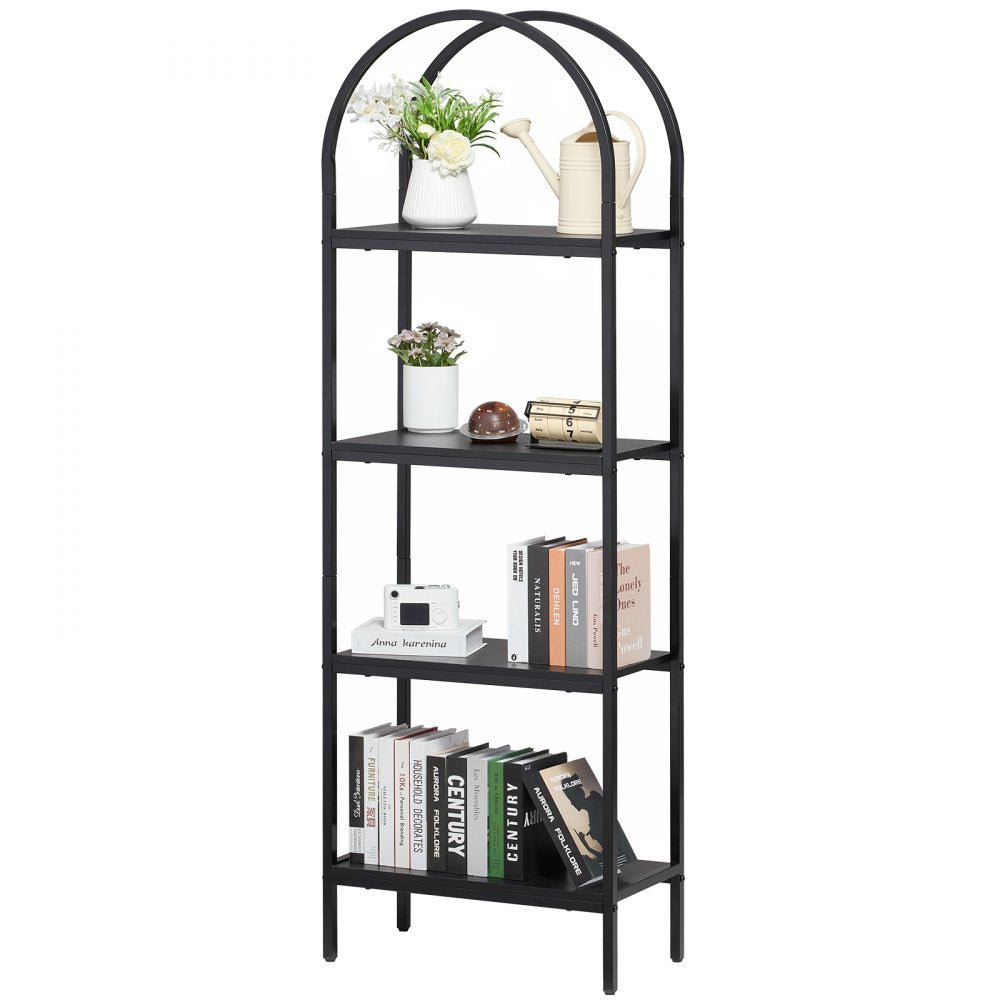 YJX-BS001 - Versatile Metal Bookshelf, Adjustable, 30 lbs per Shelf