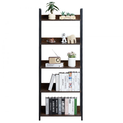 C240729W-03 - Stylish 60.63" Metal Bookshelf for Versatile Storage Solutions