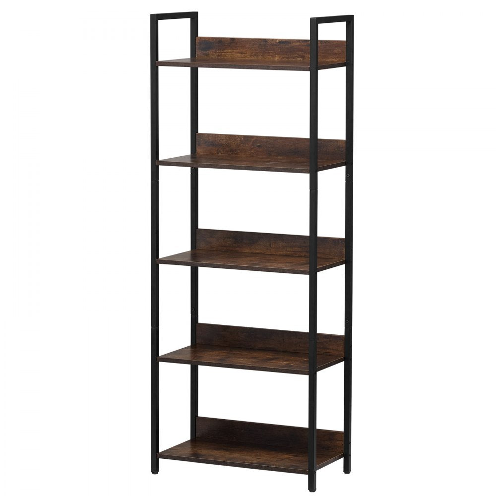 C240729W-03 - Stylish 60.63" Metal Bookshelf for Versatile Storage Solutions