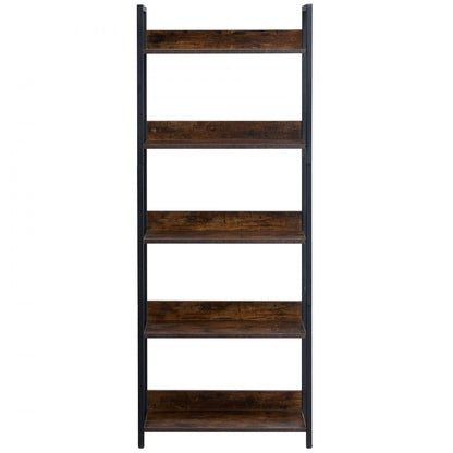 C240729W-03 - Stylish 60.63" Metal Bookshelf for Versatile Storage Solutions