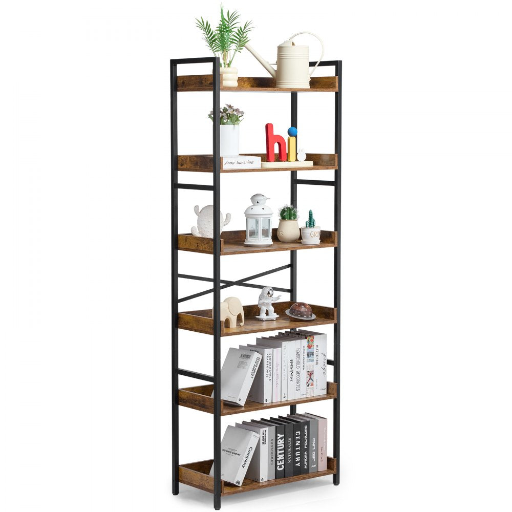YJX-BS003 - Modern Multi-Tier Metal Bookshelf & Plant Stand