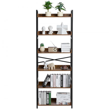 YJX-BS003 - Modern Multi-Tier Metal Bookshelf & Plant Stand