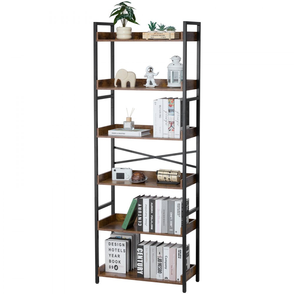 YJX-BS003 - Modern Multi-Tier Metal Bookshelf & Plant Stand