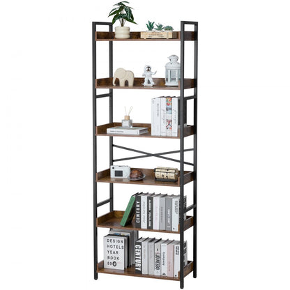YJX-BS003 - Modern Multi-Tier Metal Bookshelf & Plant Stand