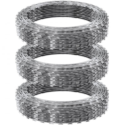 SD-DRBW22.5-BTO22 - 147 ft Double Spiral VEVOR Razor Wire for Ultimate Security