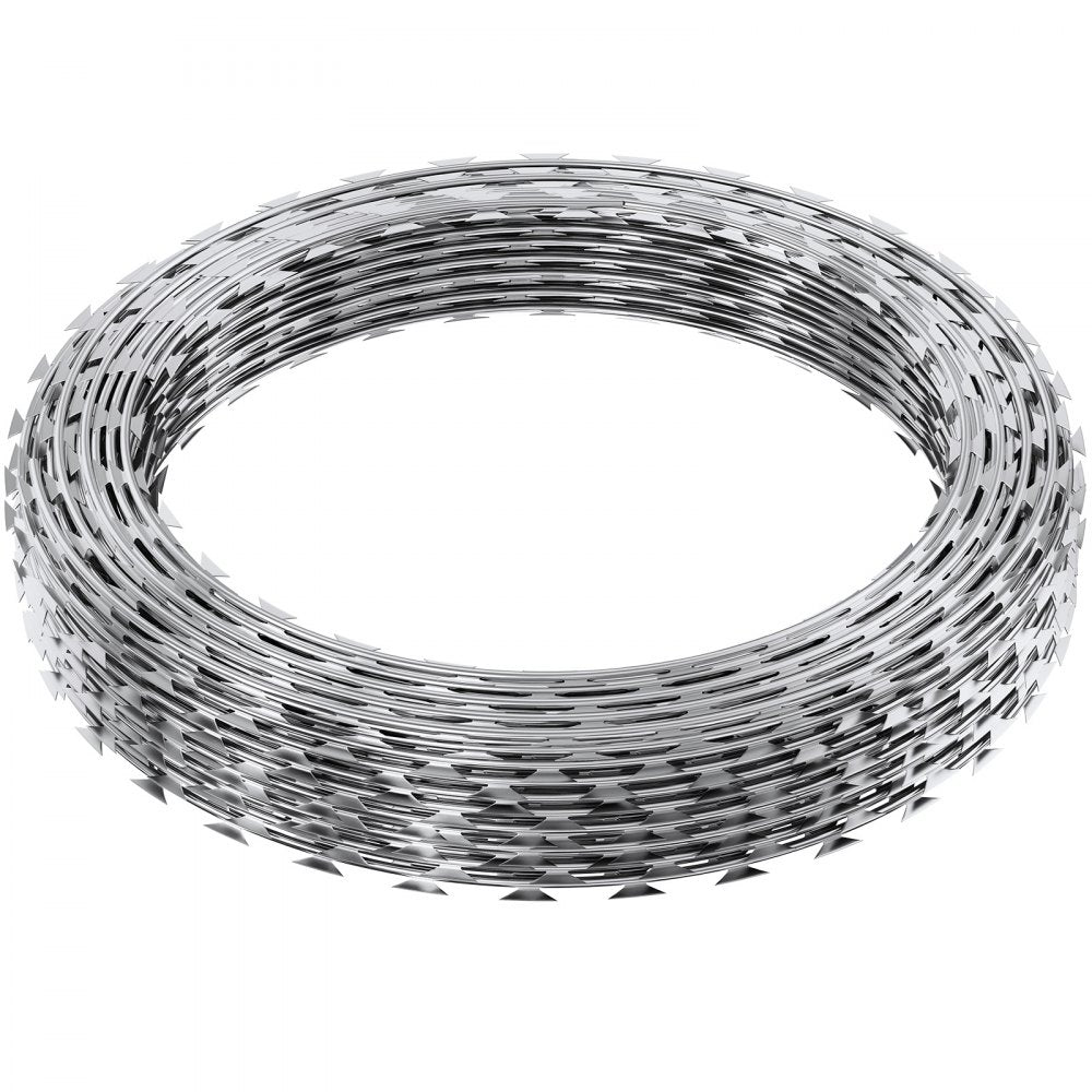 SD-SRBW17.5-BTO22 - 246ft Razor Barbed Wire with Sharp Blades & Gloves