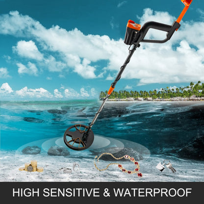 010164664692 - Waterproof Handheld Metal Detector with LCD, Adjustable 3.3-4.2ft