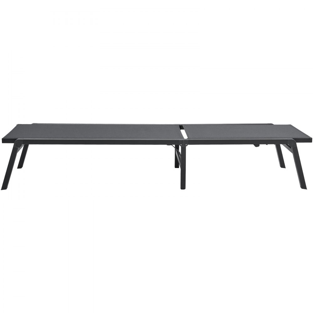 6151 - Adjustable 5-Position Aluminum Outdoor Chaise Lounge Chair