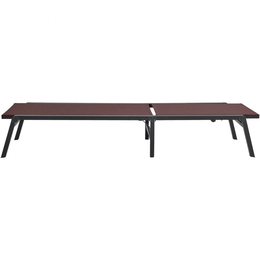 6151 - 5-Position Adjustable Aluminum Outdoor Lounge Chair, Waterproof & Durable