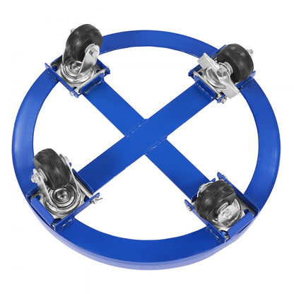 2000LB55-4 - 55-Gallon Drum Dolly with 2000 lb Capacity & 4 Casters