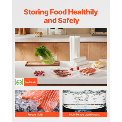 HAVSB0002 - 8" & 11" Non-BPA Vacuum Sealer Bags for Food Preservation