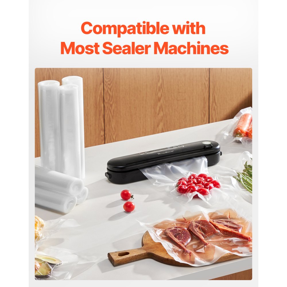 HAVSB0002 - 8" & 11" Non-BPA Vacuum Sealer Bags for Food Preservation