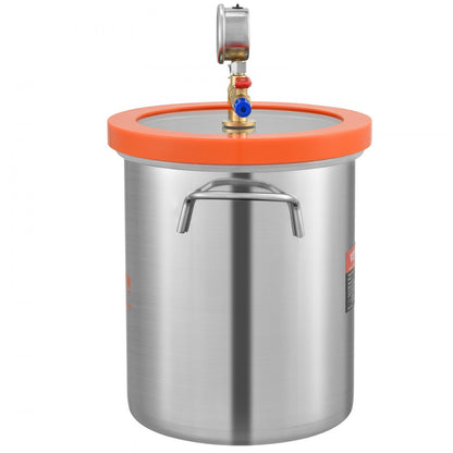 T3 - Durable 3 Gallon Stainless Steel Vacuum Chamber for Crafting