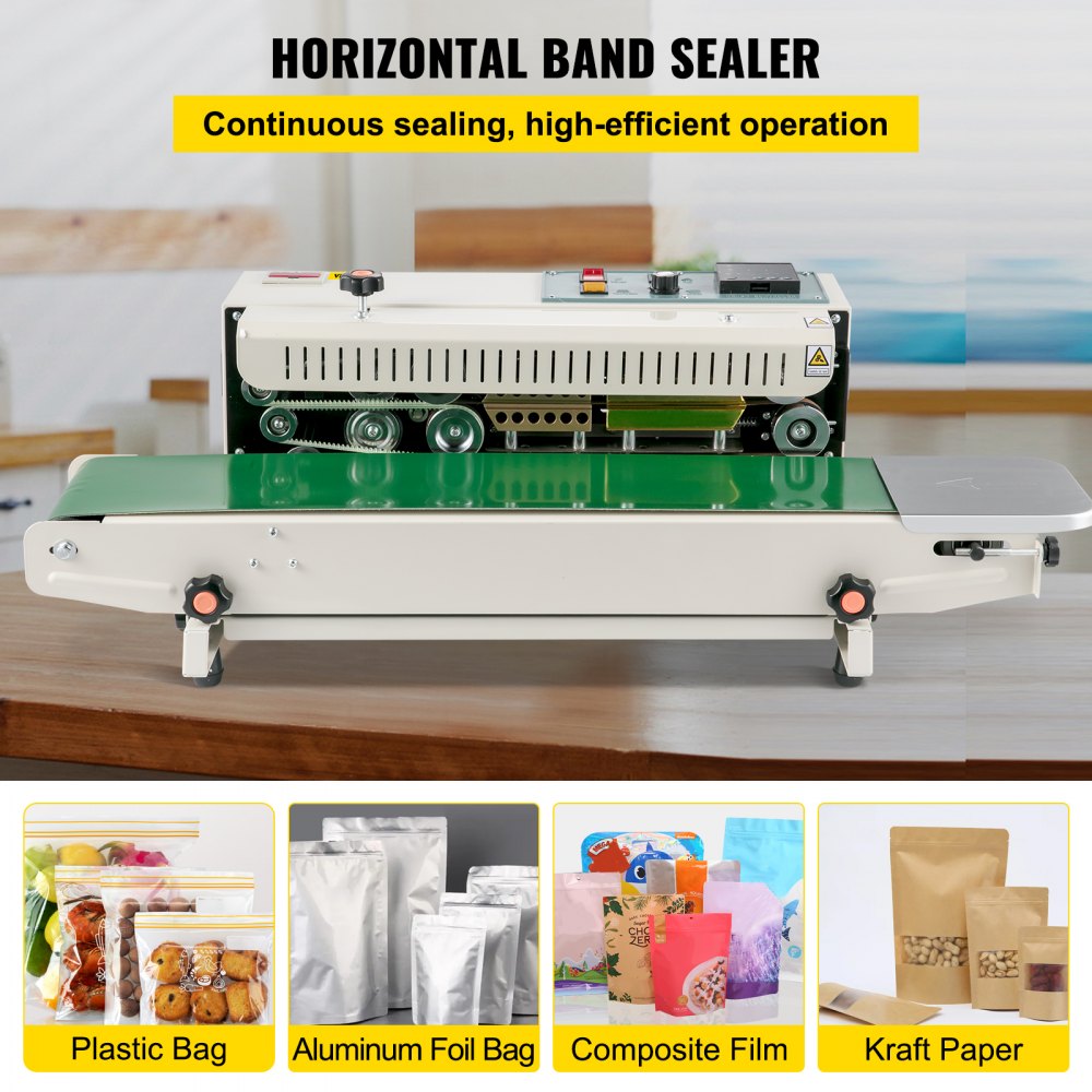 FR900K - High-Speed Bag Sealing Machine with Logo Printing Capability