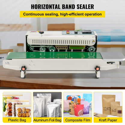 FR900K - High-Speed Bag Sealing Machine with Logo Printing Capability