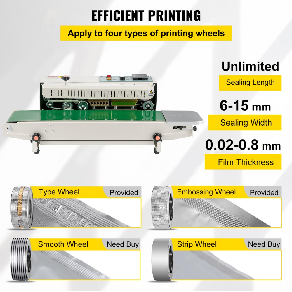 FR900K - High-Speed Bag Sealing Machine with Logo Printing Capability