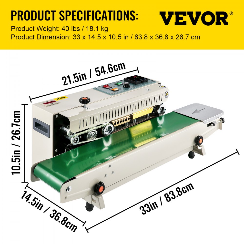 FR900K - High-Speed Bag Sealing Machine with Logo Printing Capability