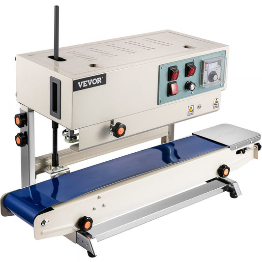 FR900 - Efficient Continuous Sealing Machine for Plastic Films, 0-24 m/min