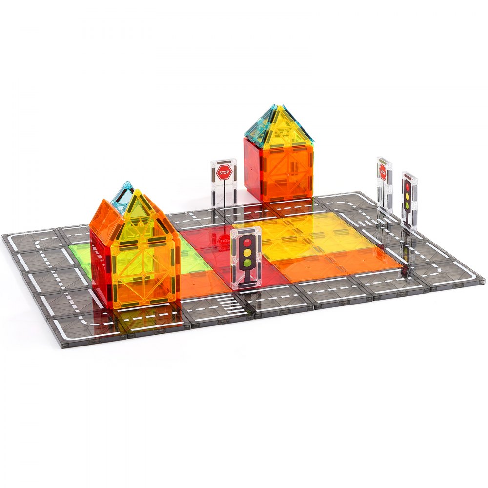 56CXJM8 - 56 PCS Magnetic Tile Set for Creative Building Fun