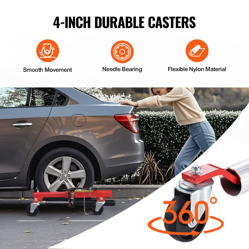 MR8016-4 - 12" Tire Wheel Dolly for Easy Vehicle Movement and Maintenance