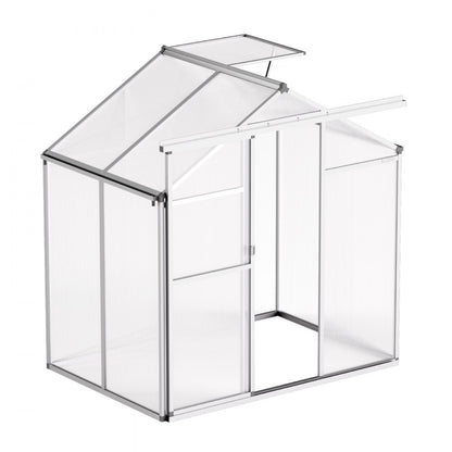 SNG190-2 - Durable 6.06 x 4.13 Ft Polycarbonate Greenhouse with Ventilation